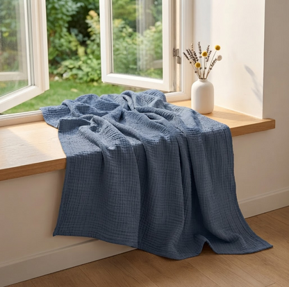 Linnea - Delikatny Kocyk Muślinowy